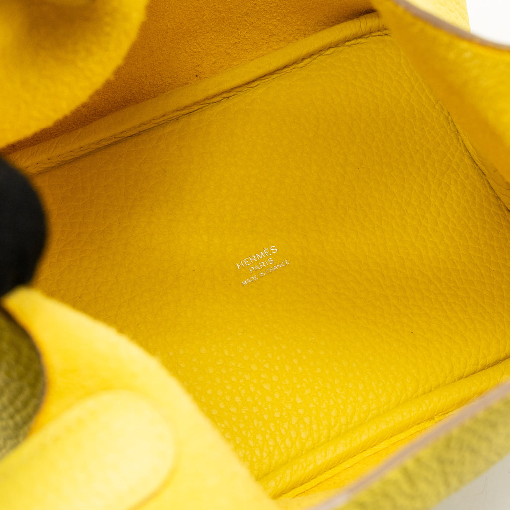 HERMES PICOTIN 18 LOCK BAG CLEMENCE LIME SHW