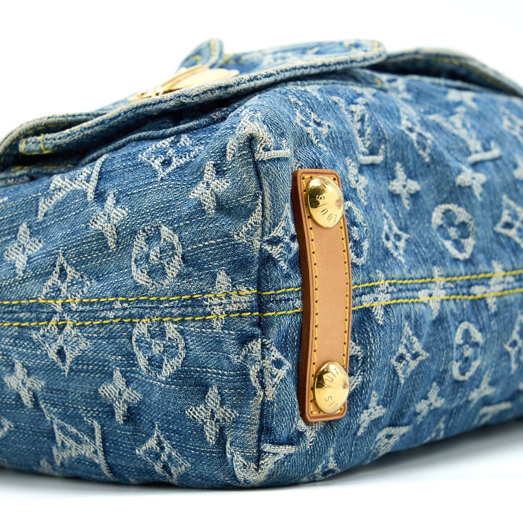 LOUIS VUITTON BUGGY BAG MONOGRAM DENIM GHW
