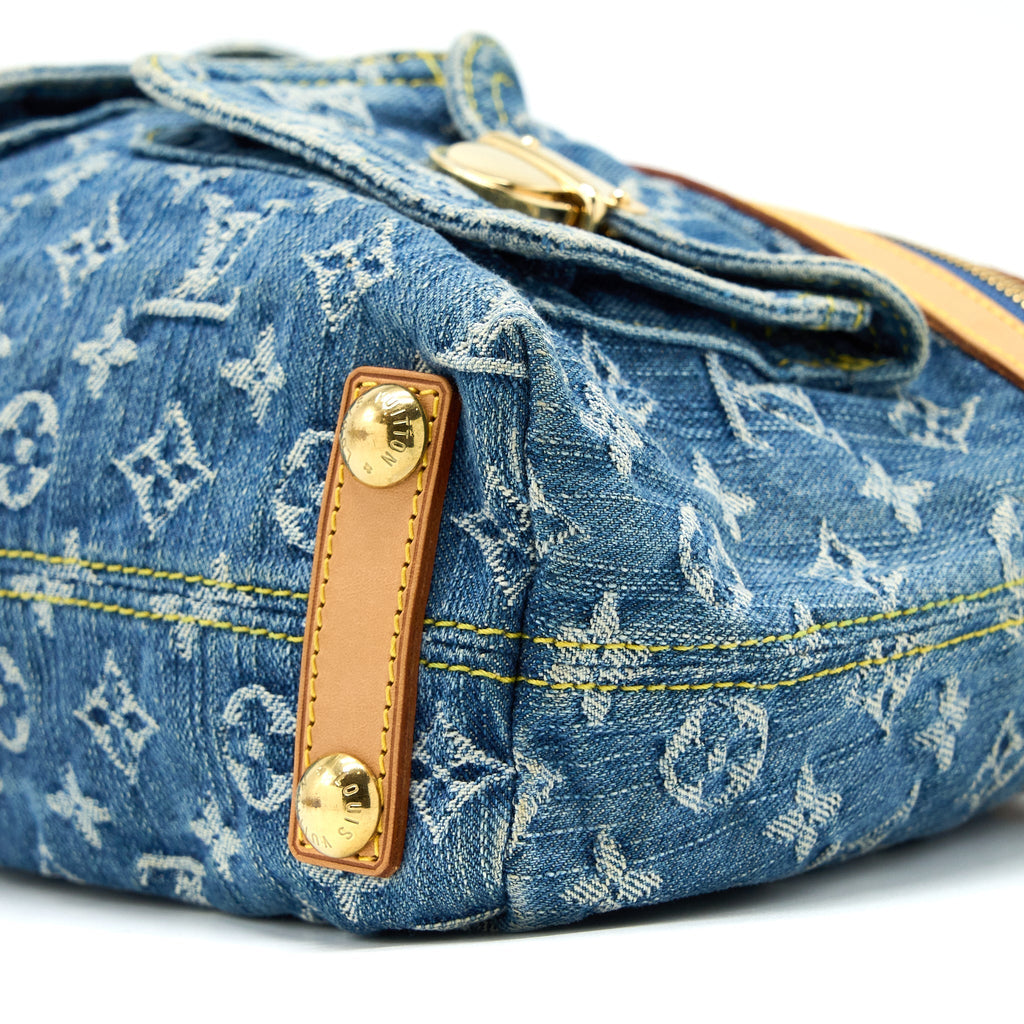 LOUIS VUITTON BUGGY BAG MONOGRAM DENIM GHW