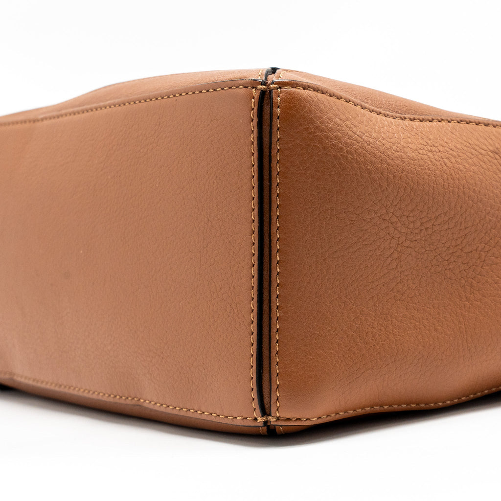 LOEWE SMALL PUZZLE BAG CALFSKIN TAN SHW