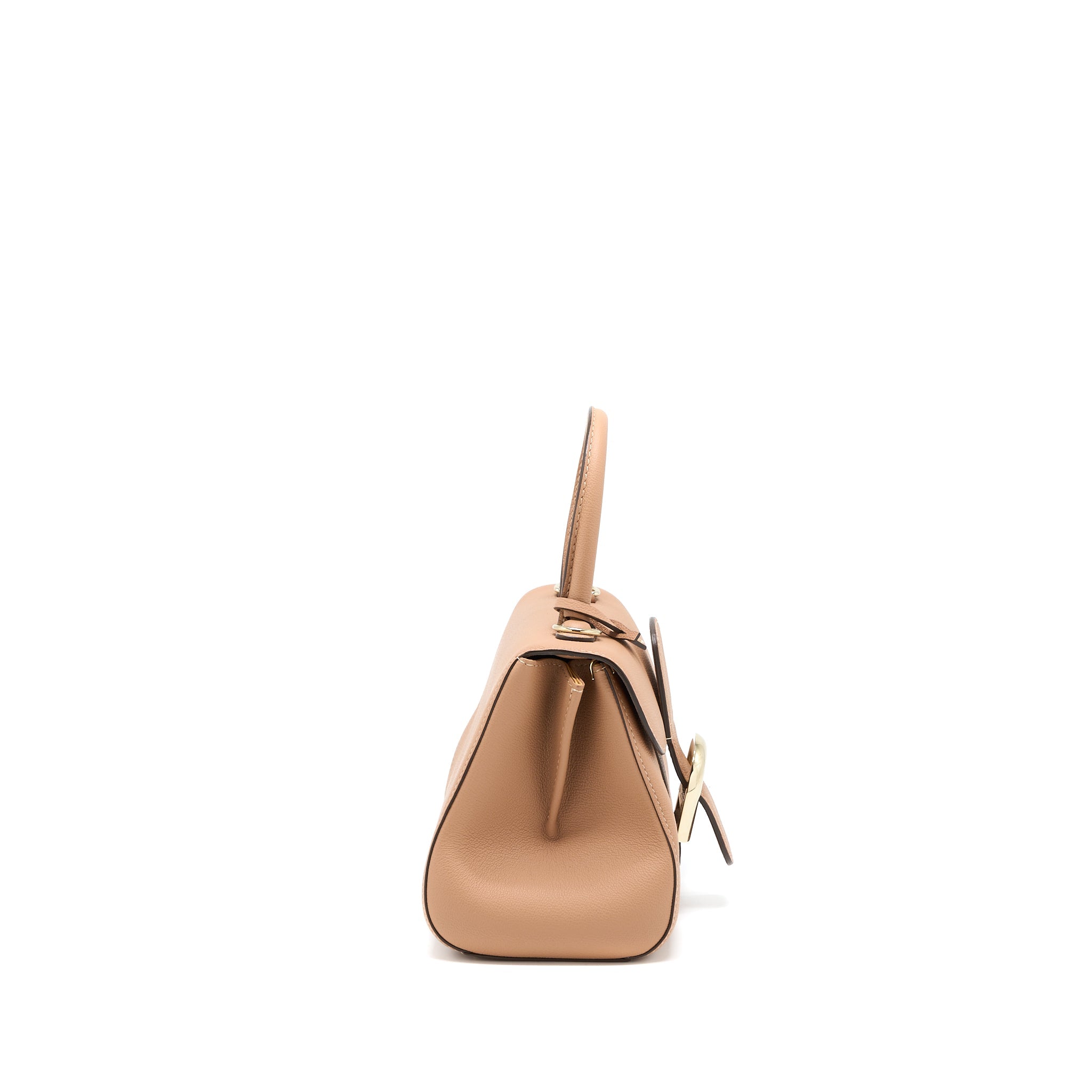 DELAUX MINI BRILLIANT CALFSKIN BEIGE LGHW
