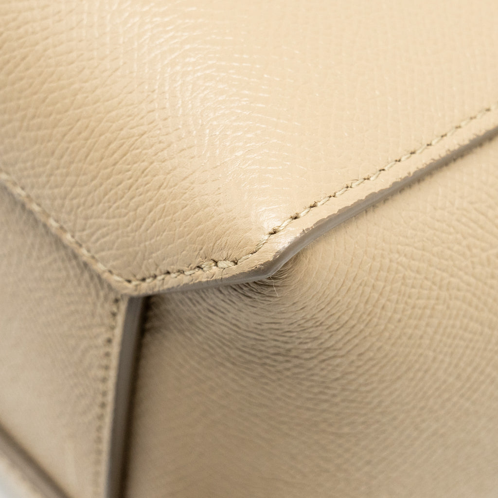 CELINE NANO BELT BAG AGED CALFSKIN LIGHT BEIGE GHW