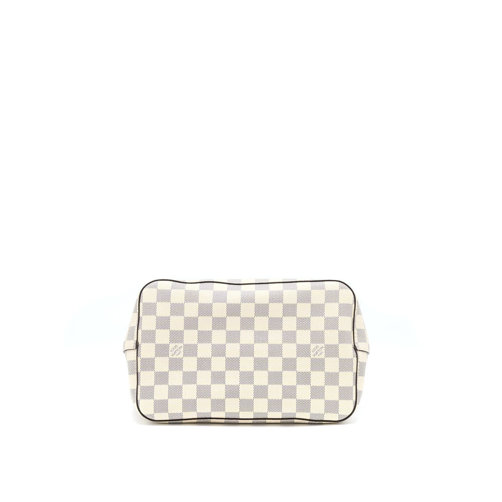 LOUIS VUITTON NEO NOE BUCKET BAG DAMIER AZUR/PINK GHW