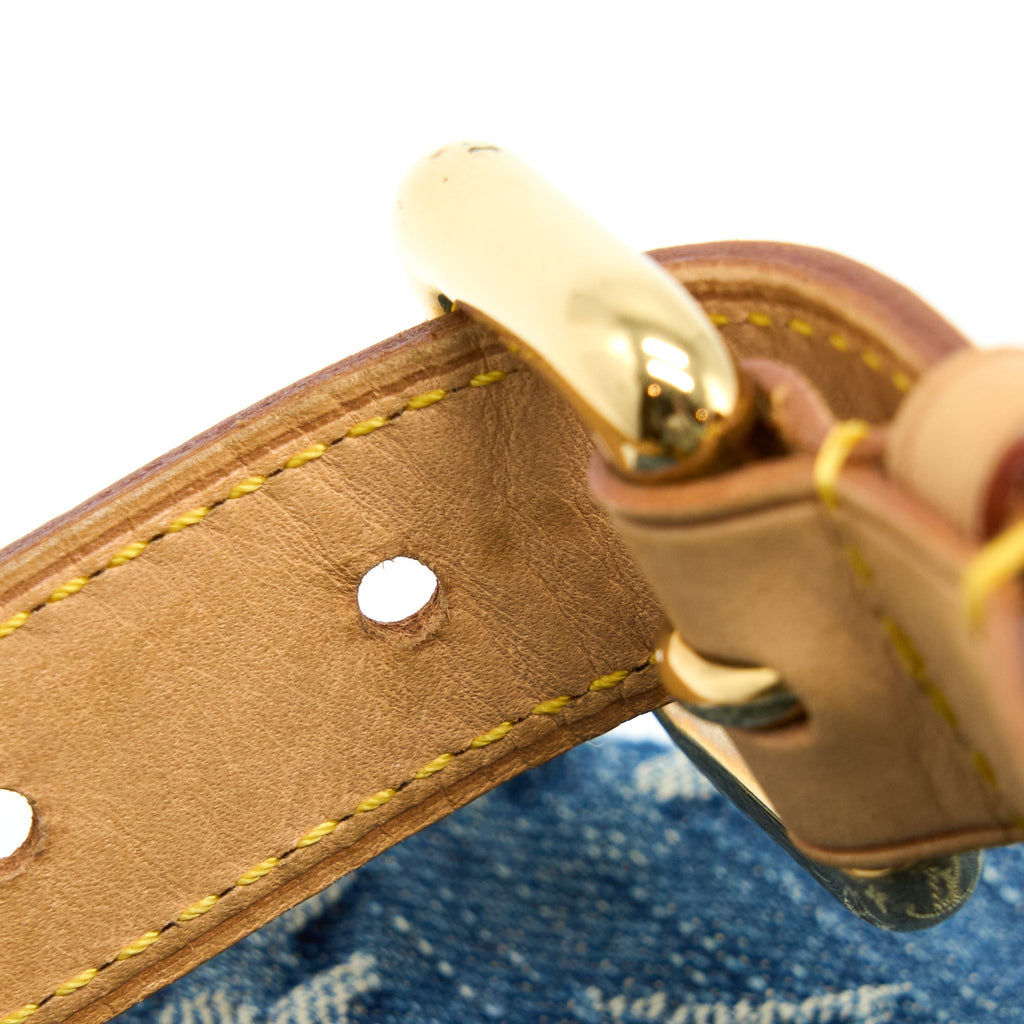 LOUIS VUITTON BUGGY BAG MONOGRAM DENIM GHW
