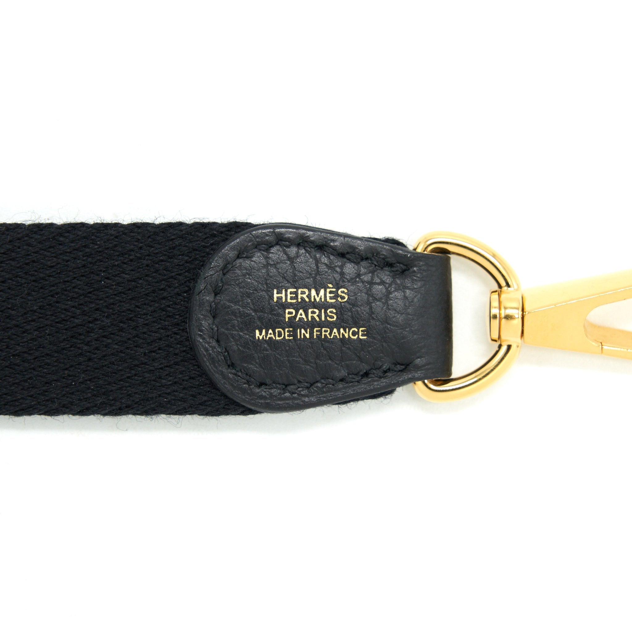 HERMES MINI EVELYNE BLACK GHW