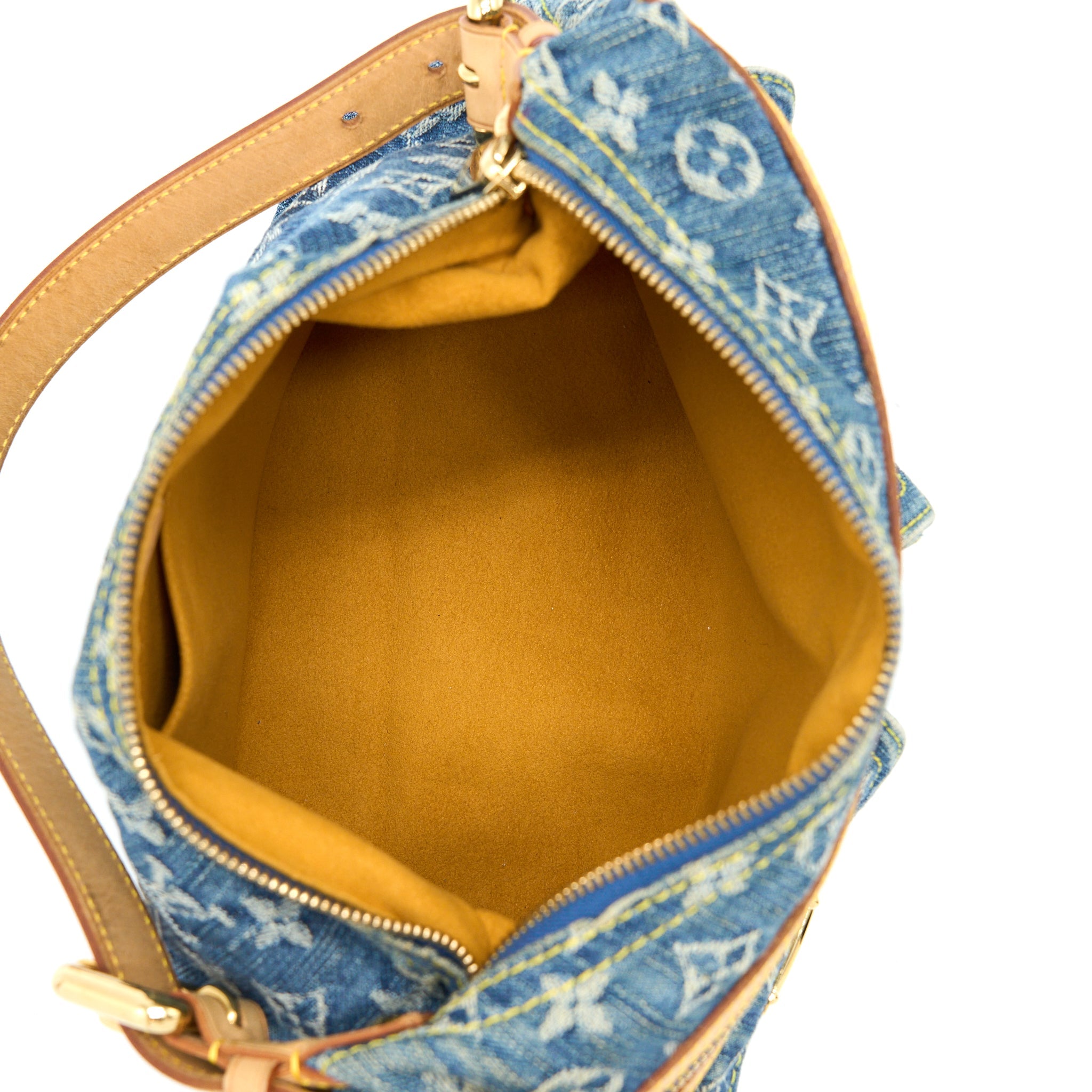 LOUIS VUITTON BUGGY BAG MONOGRAM DENIM GHW