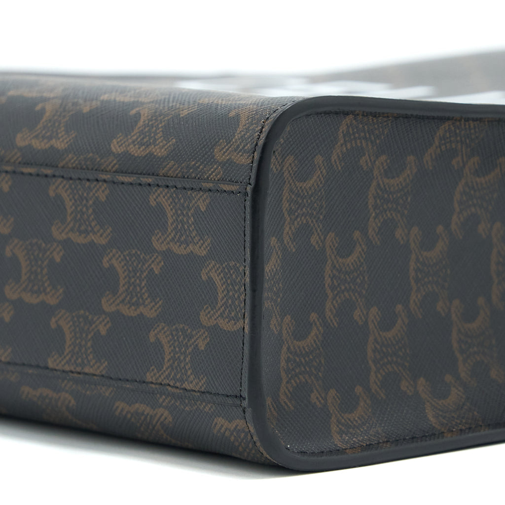 CELINE VERTICAL CABAS TRIOMPHE CANVAS GHW