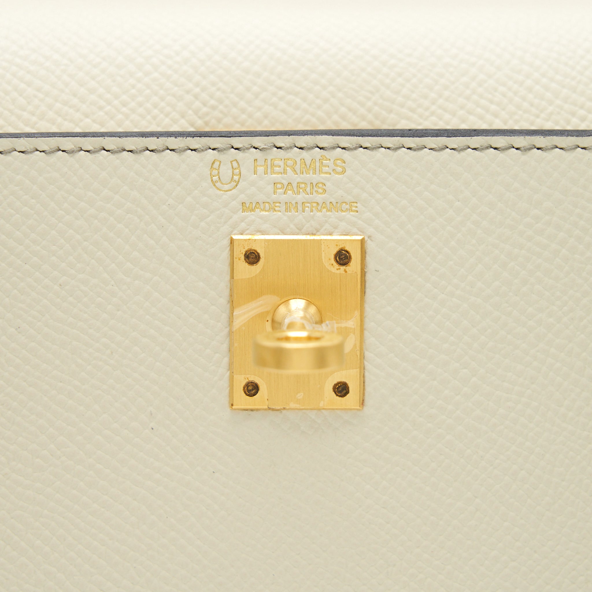 HERMES KELLY 25 SPECIAL ORDER EPSOM CRAIE / GRIS ASPHALT BRUSHED GHW
