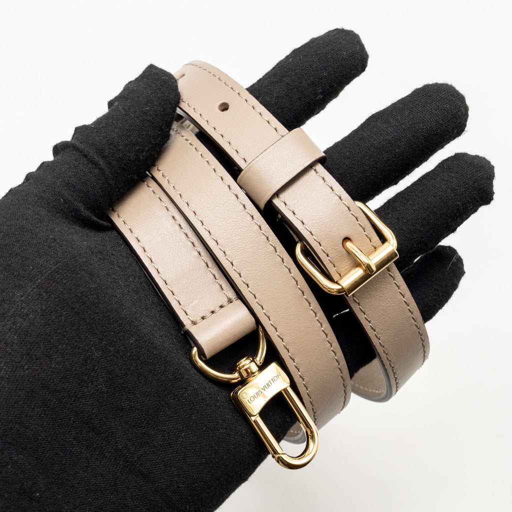 LOUIS VUITTON SPEEDY BANDOULIÈRE 25 EMPREINTE LEATHER TOURTERELLE GHW