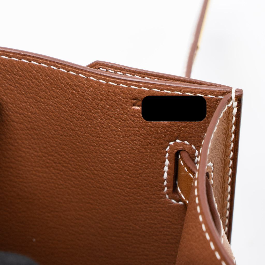 HERMES POCHETTE KELLY DEPECHES 25 CANVAS/BARENIA ECRU BEIGE/FAUVE GHW