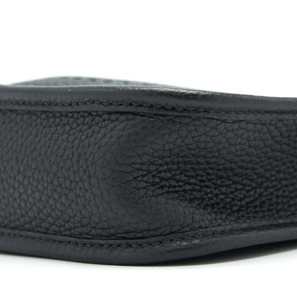 HERMES MINI EVELYNE BLACK GHW