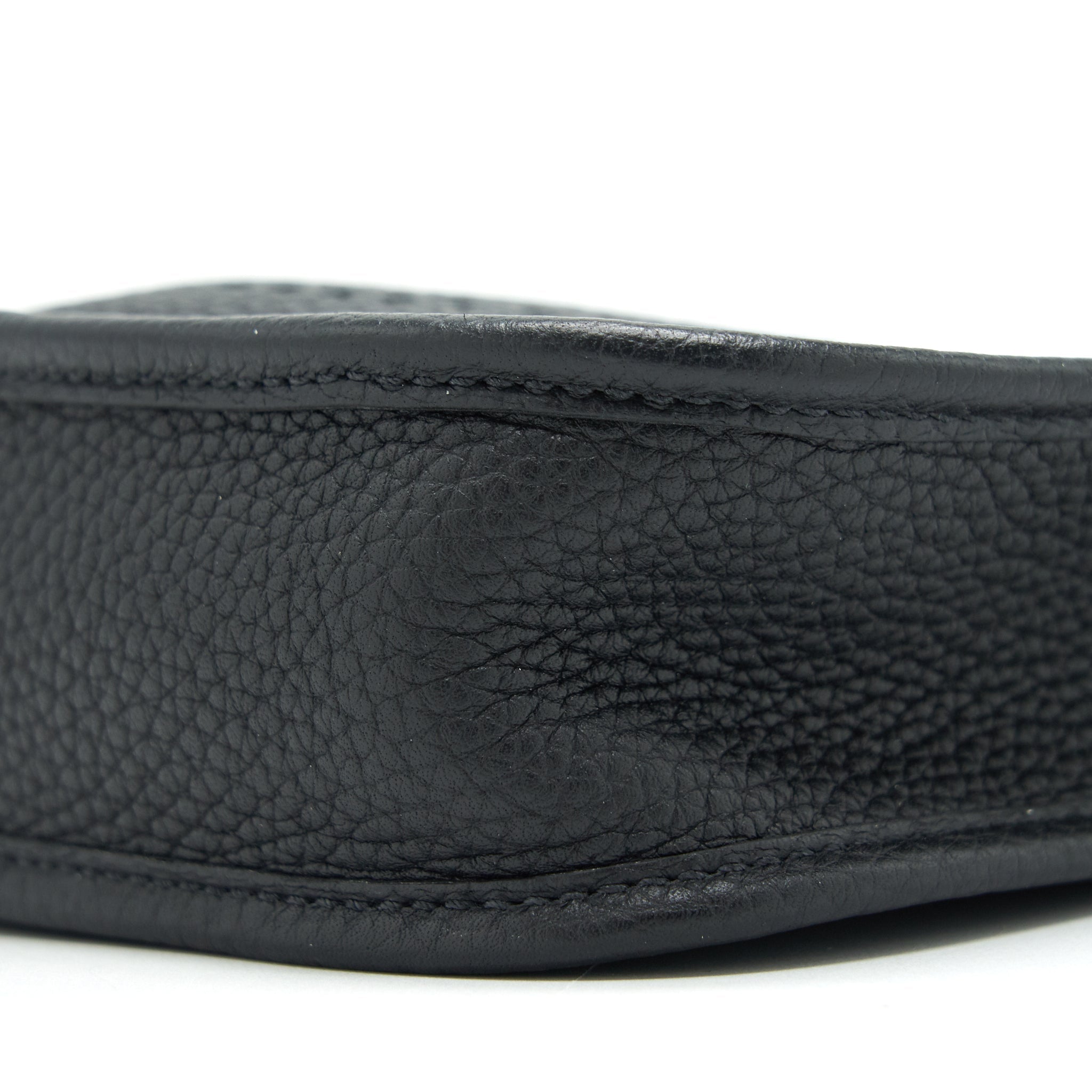 HERMES MINI EVELYNE BLACK GHW