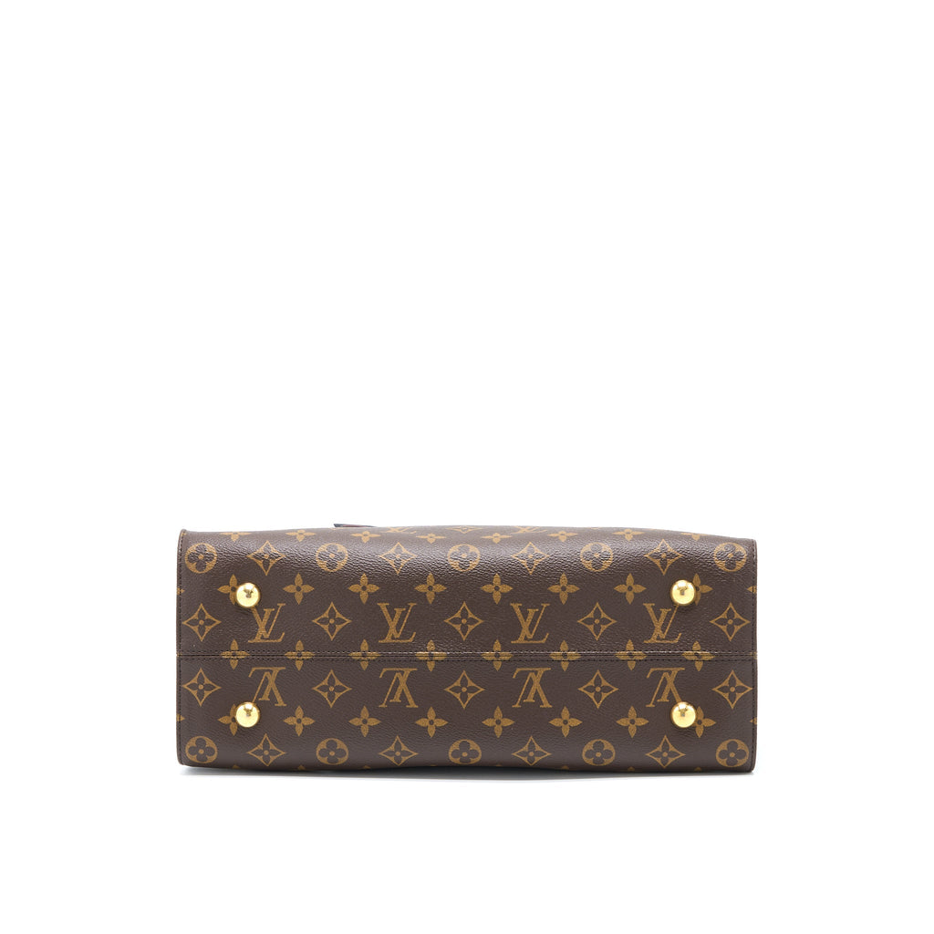 LOUIS VUITTON TUILERIES BAG MONOGRAM CANVAS GREEN/RED GHW