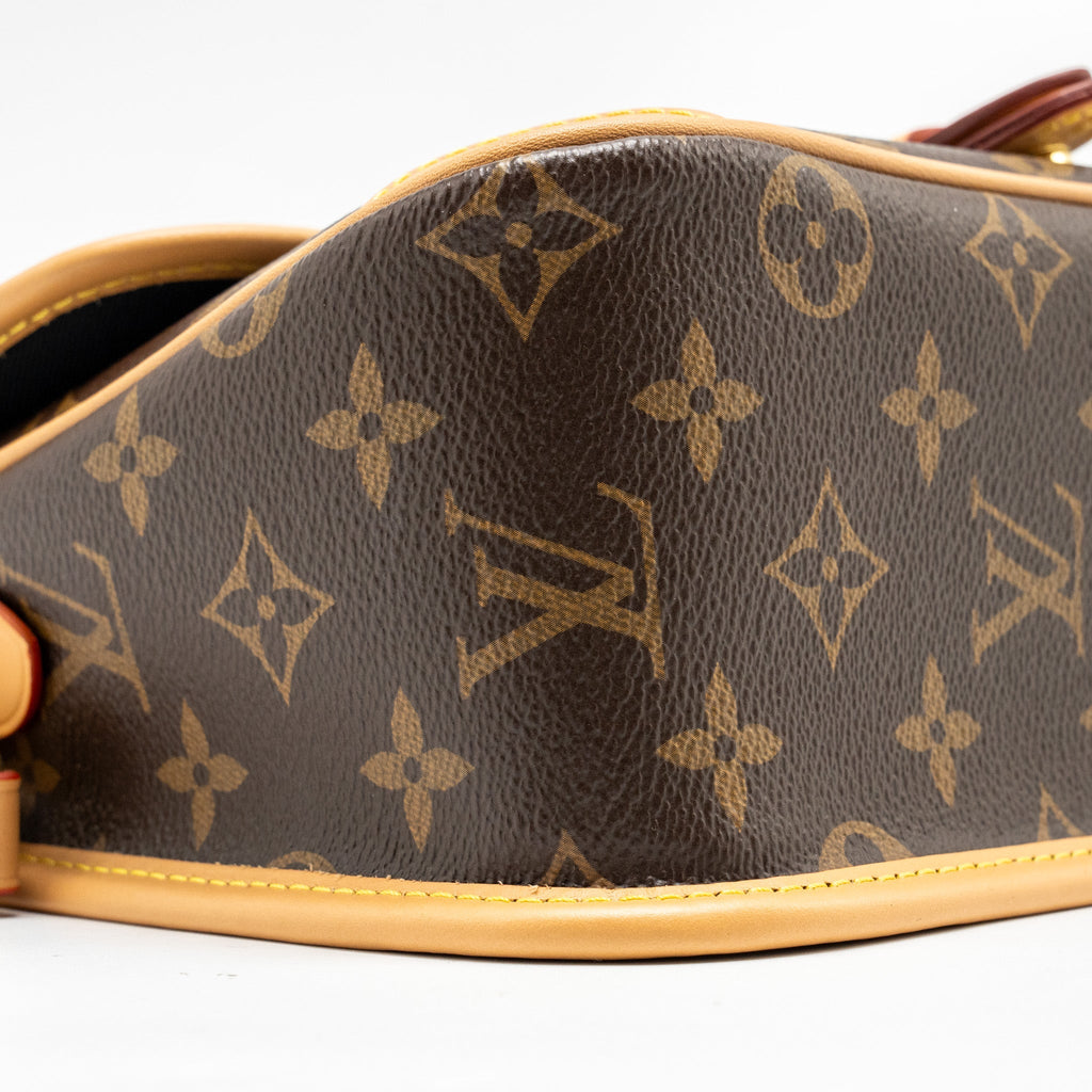 LOUIS VUITTON DIANE BAG WITH JACQUARD STRAP MONOGRAM CANVAS GHW