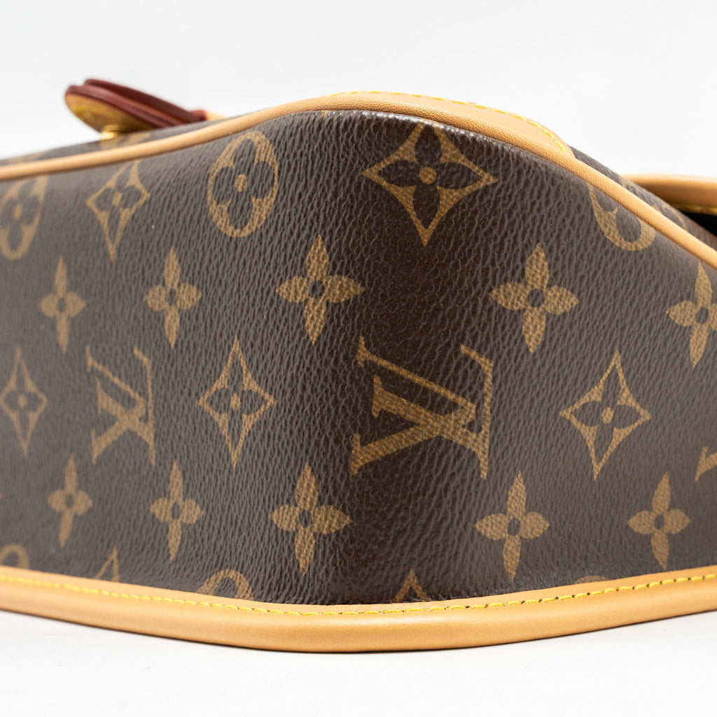 LOUIS VUITTON DIANE BAG WITH JACQUARD STRAP MONOGRAM CANVAS GHW