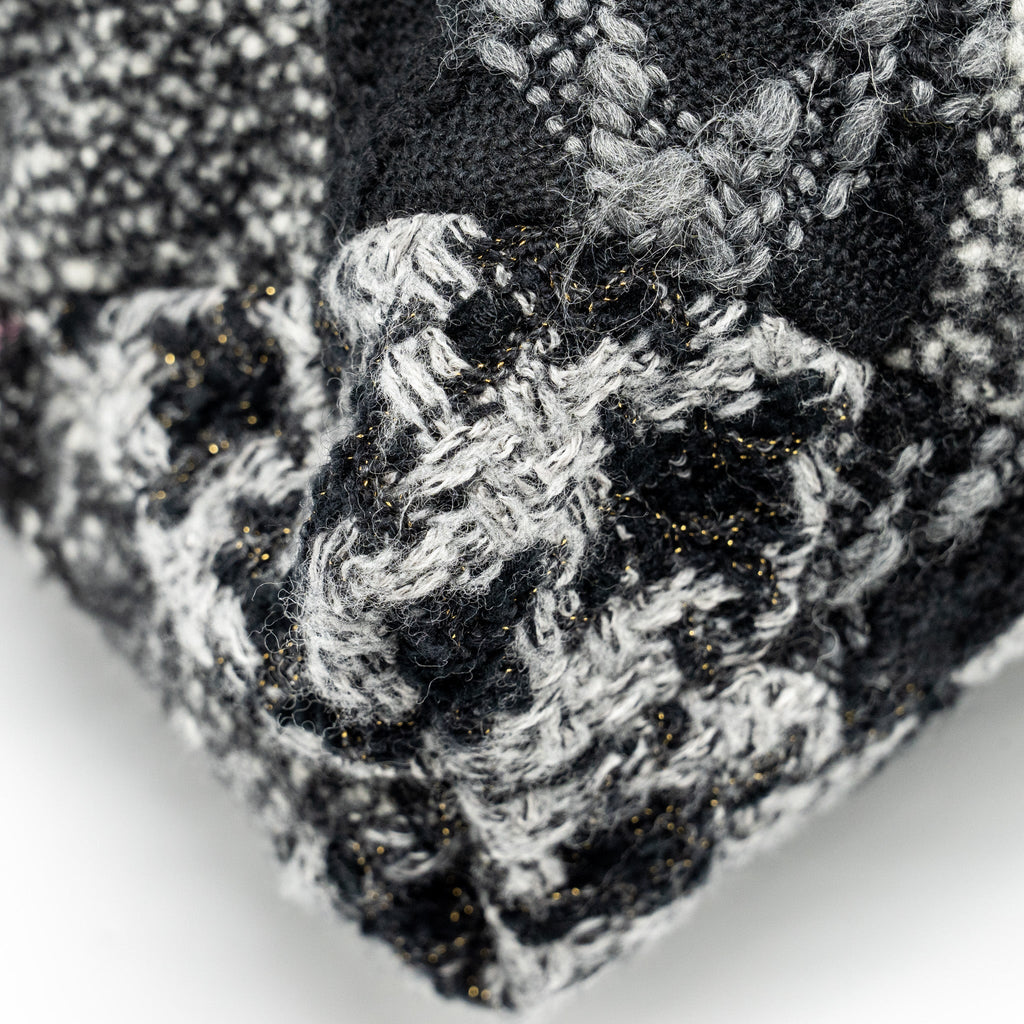 CHANEL MEDIUM 22 BAG FABRIC / TWEED MULTICOLOUR GHW (MICROCHIP)