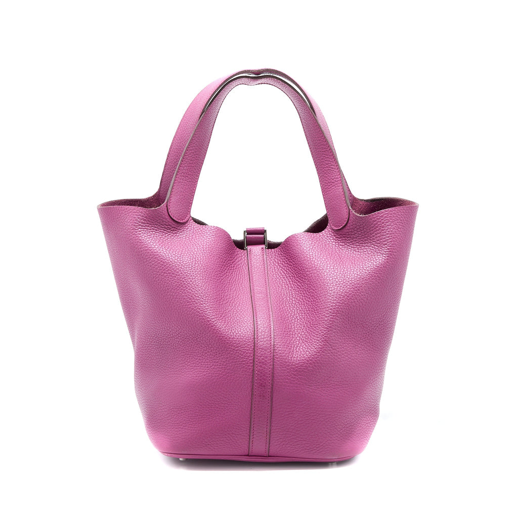 HERMES PICOTIN 26 LOCK BAG CLEMENCE PURPLE SHW