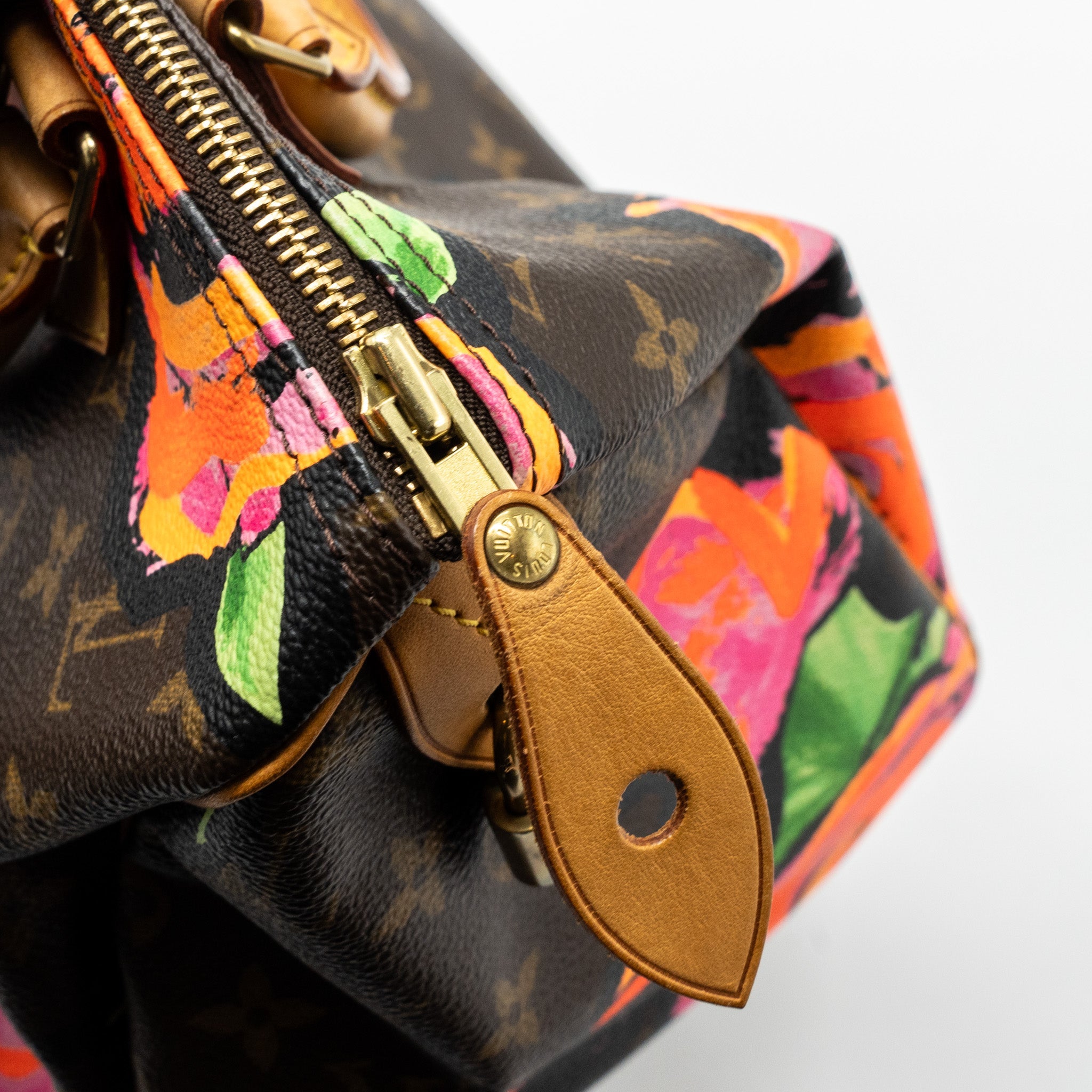 LOUIS VUITTON SPEEDY 30 LIMITED FLOWER PRINT MONOGRAM CANVAS GHW