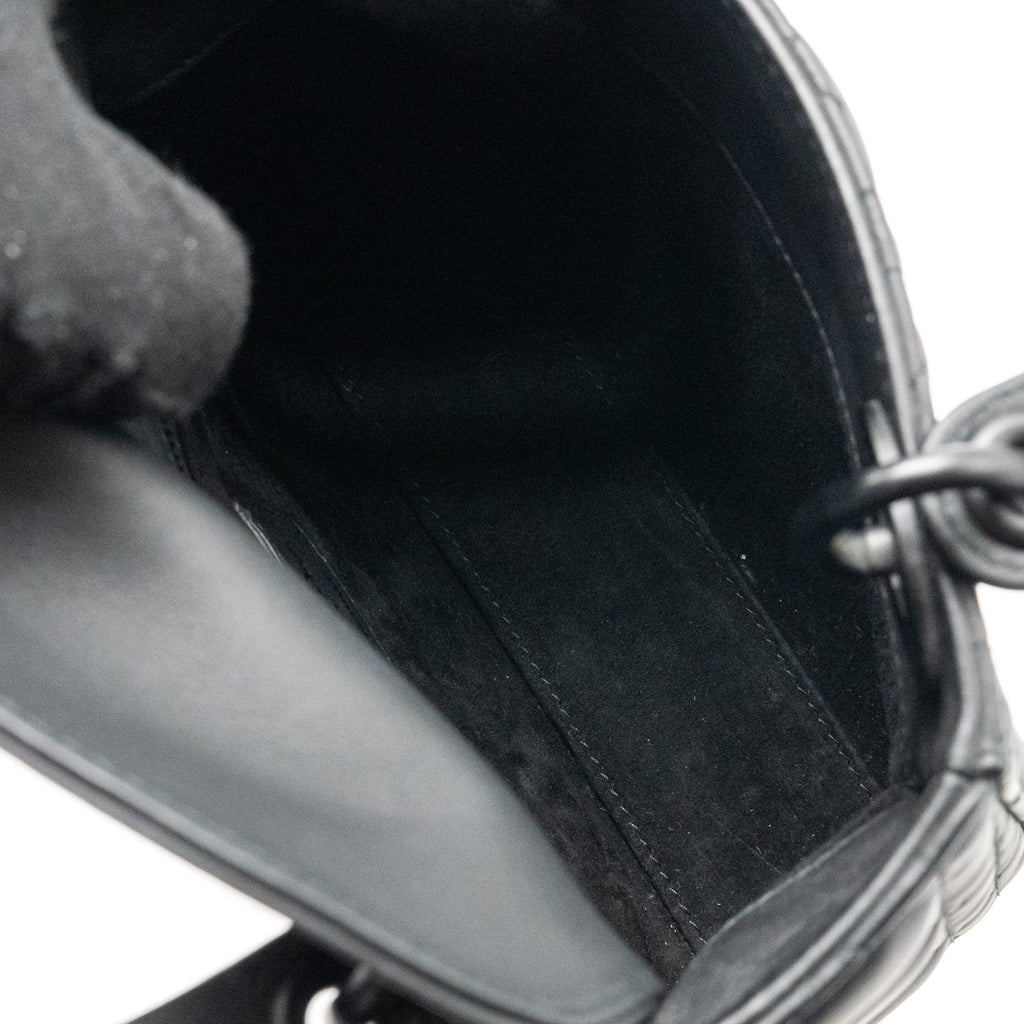 DIOR MINI LADY DIOR CALFSKIN SO BLACK