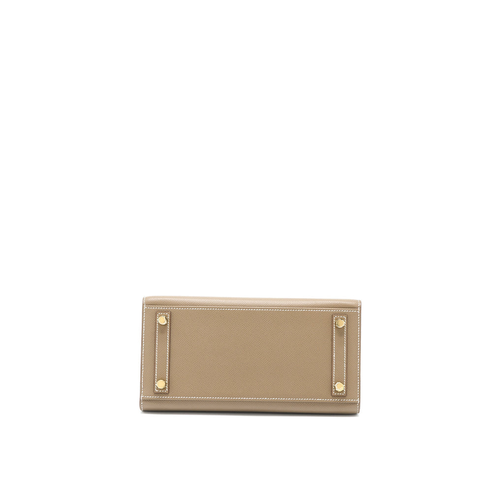 HERMES BIRKIN 25 EPSOM ETOUPE GHW