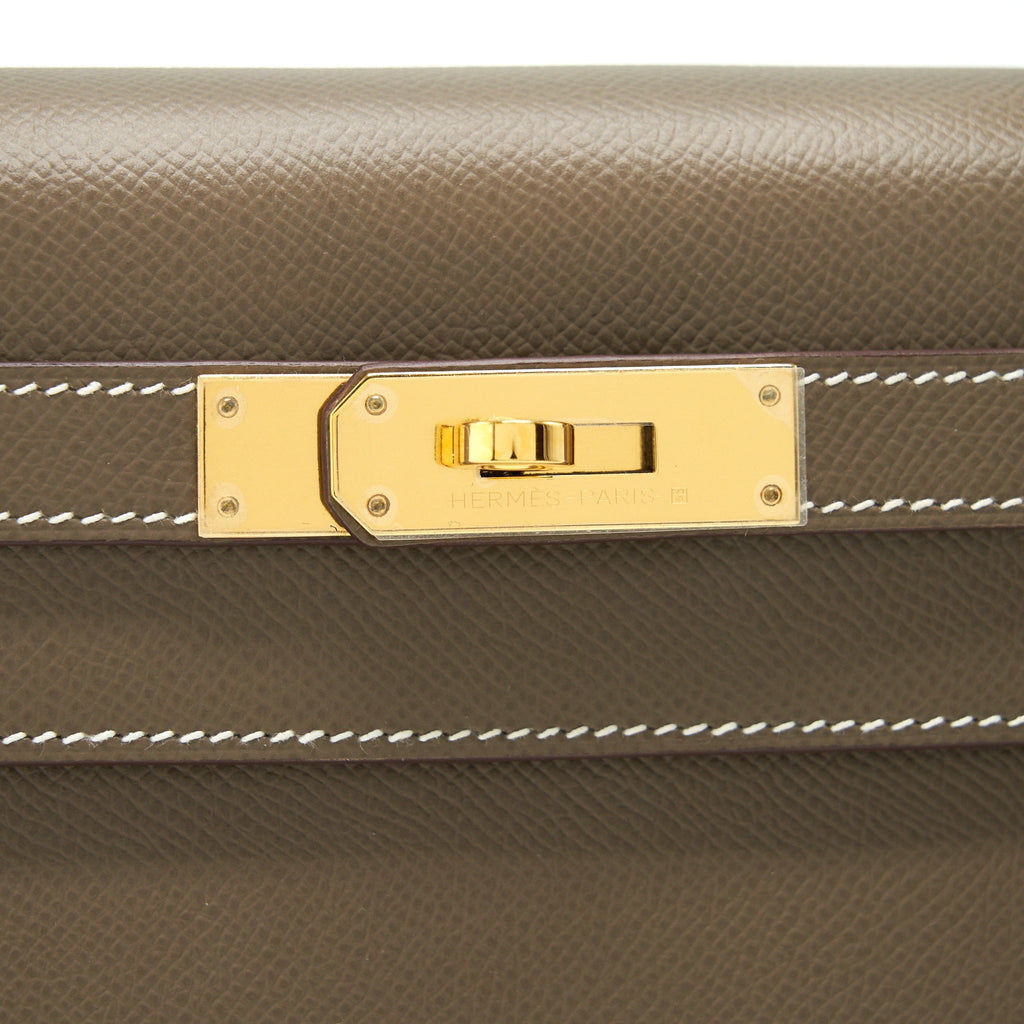 HERMES KELLY 28 EPSOM ETOUPE GHW