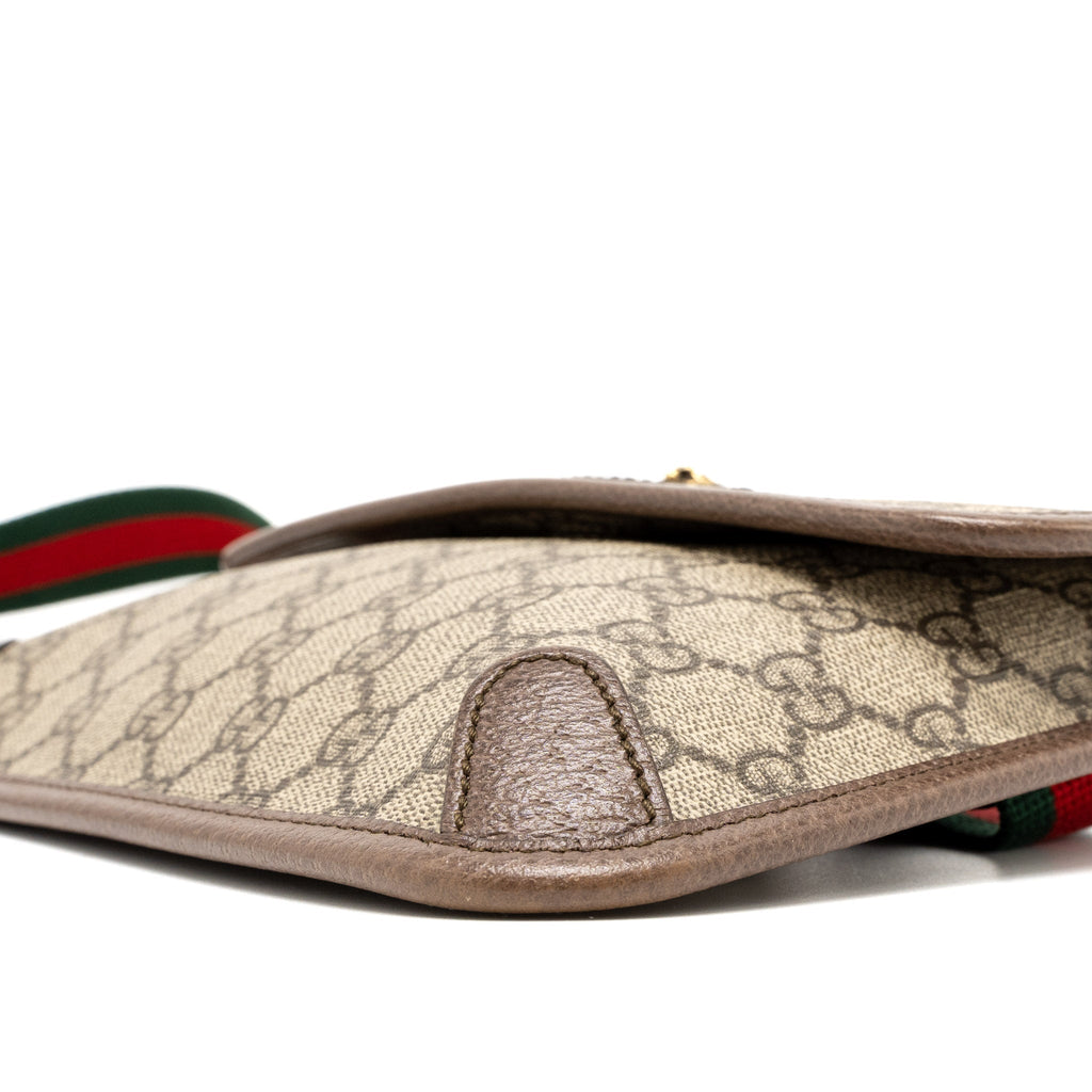 GUCCI NEO VINTAGE BELT BAG GG SUPREME CANVAS BRUSHED GHW