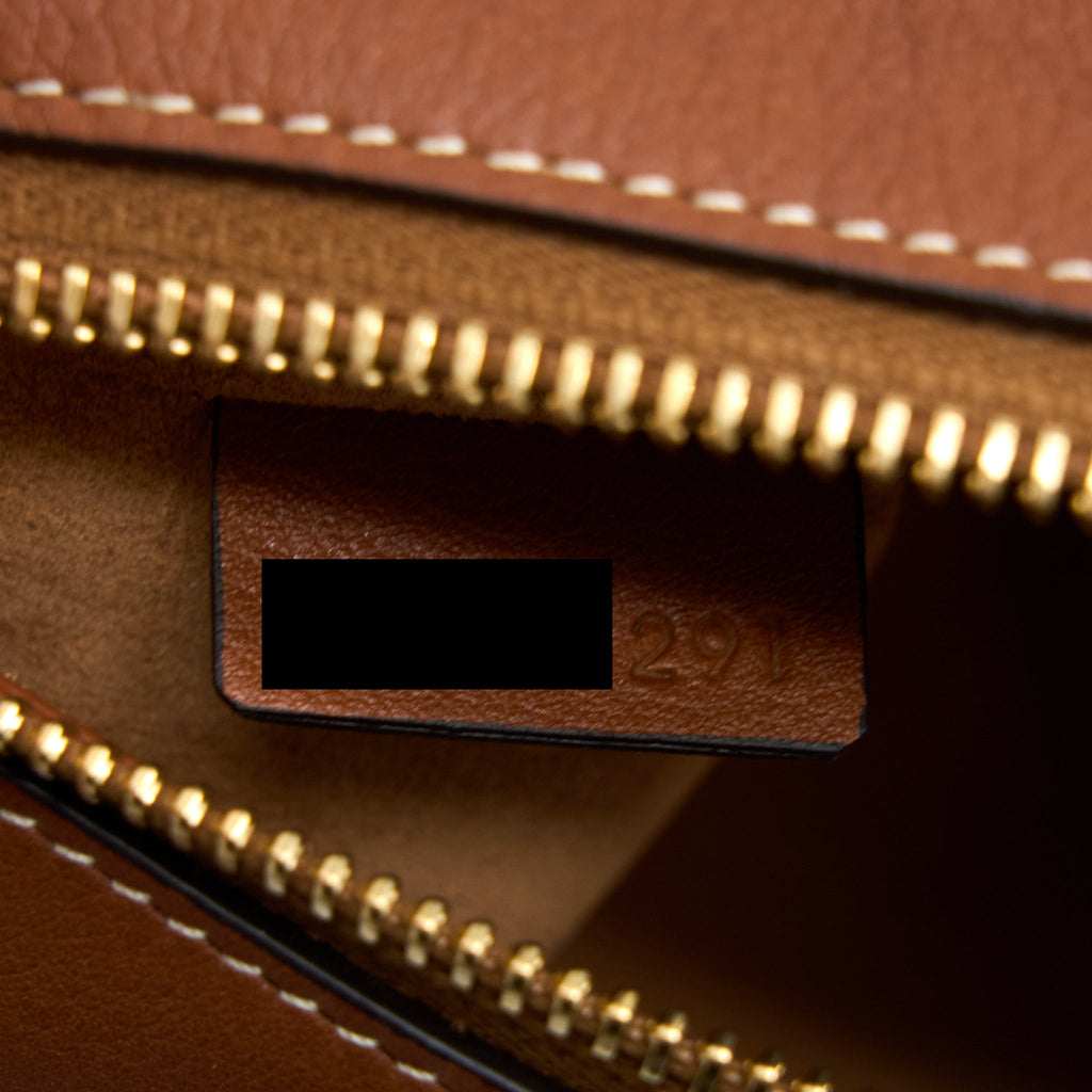 CELINE MEDIUM ROMY SUPPLE CALFSKIN TAN GHW