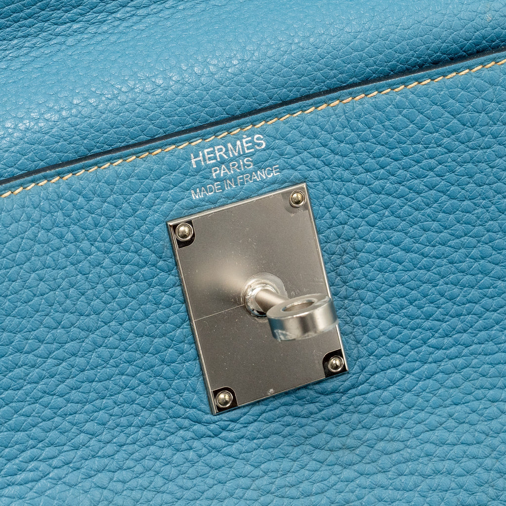 HERMES SHOULDER KELLY CLEMENCE BLUE JEANS SHW