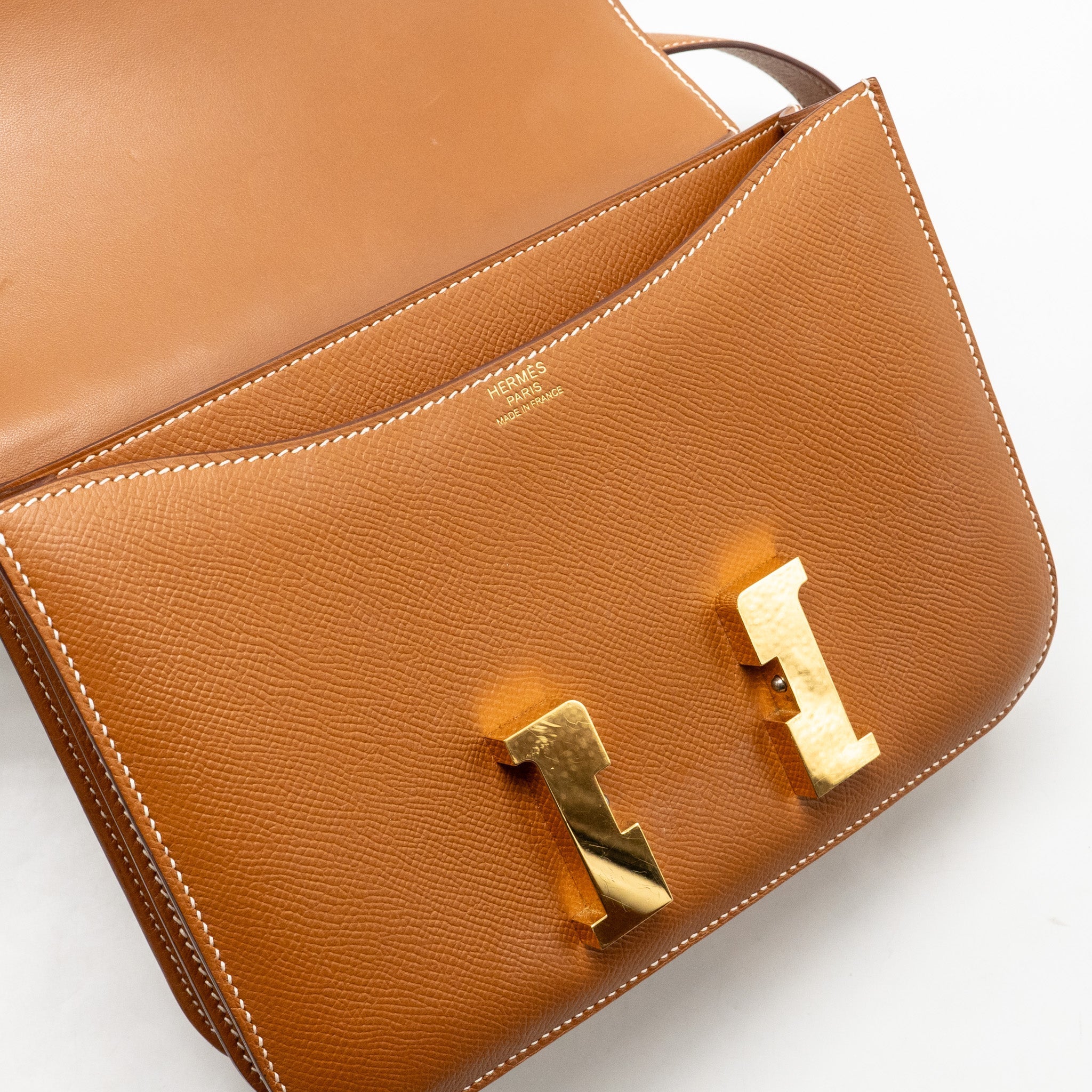 HERMES CONSTANCE 24 EPSOM GOLD GHW