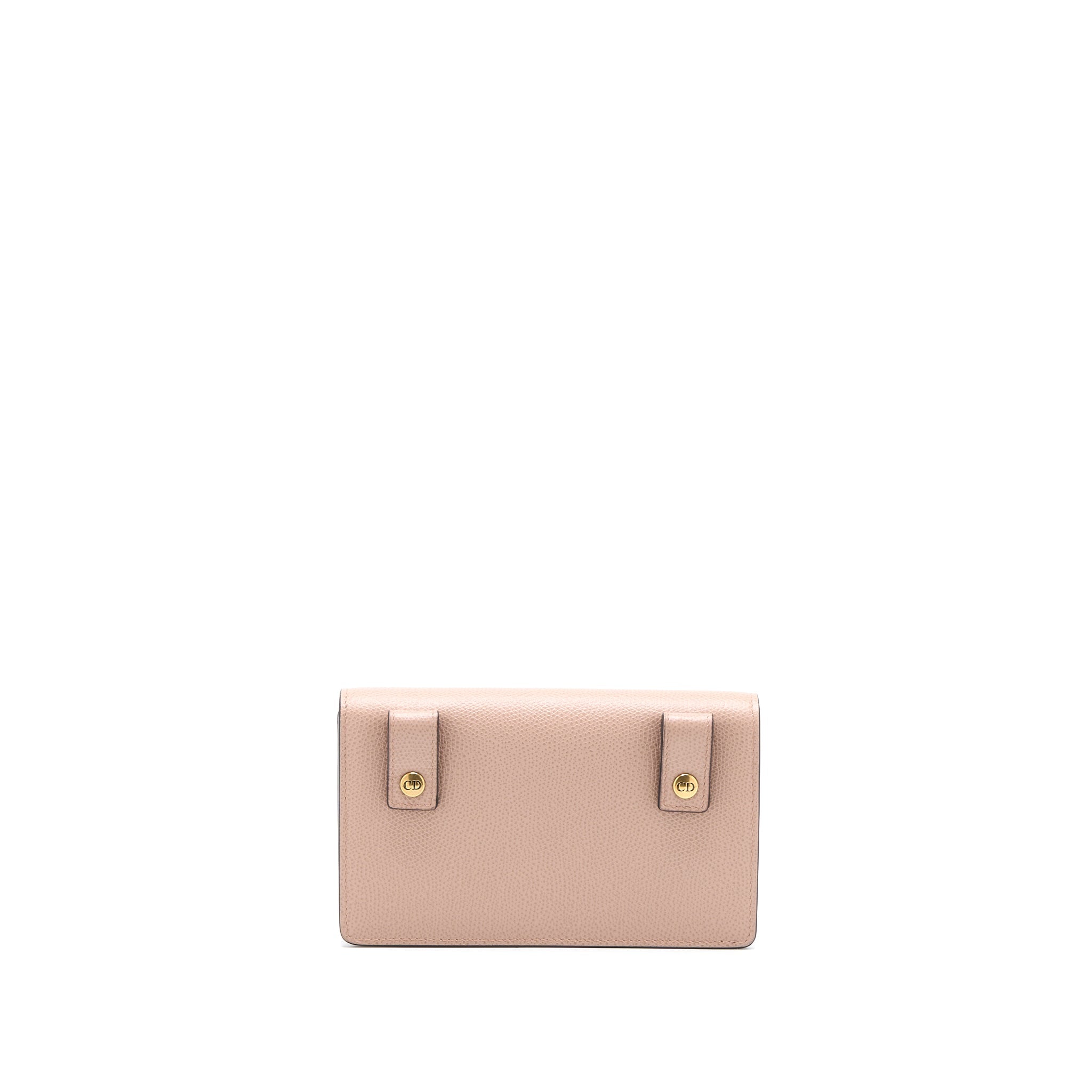 DIOR SADDLE BELT POUCH GRAINED CALFSKIN DARK BEIGE GHW