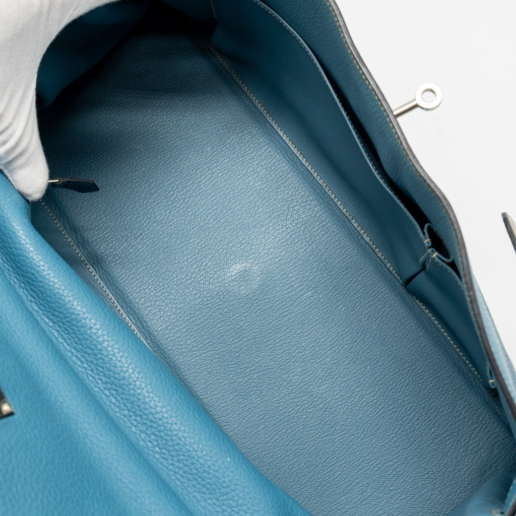HERMES SHOULDER KELLY CLEMENCE BLUE JEANS SHW