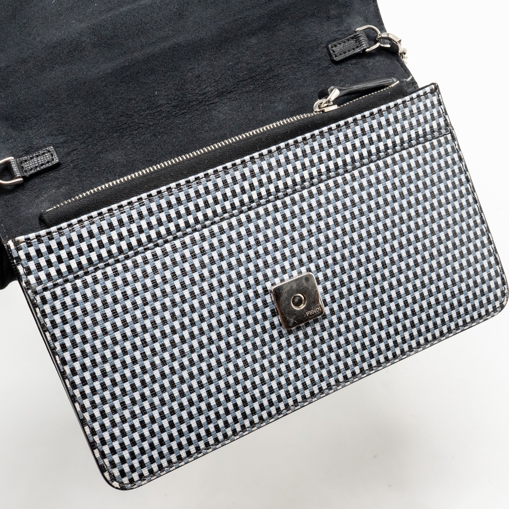 FENDI KARLITO WALLET ON CHAIN LEATHER MULTICOLOUR SHW