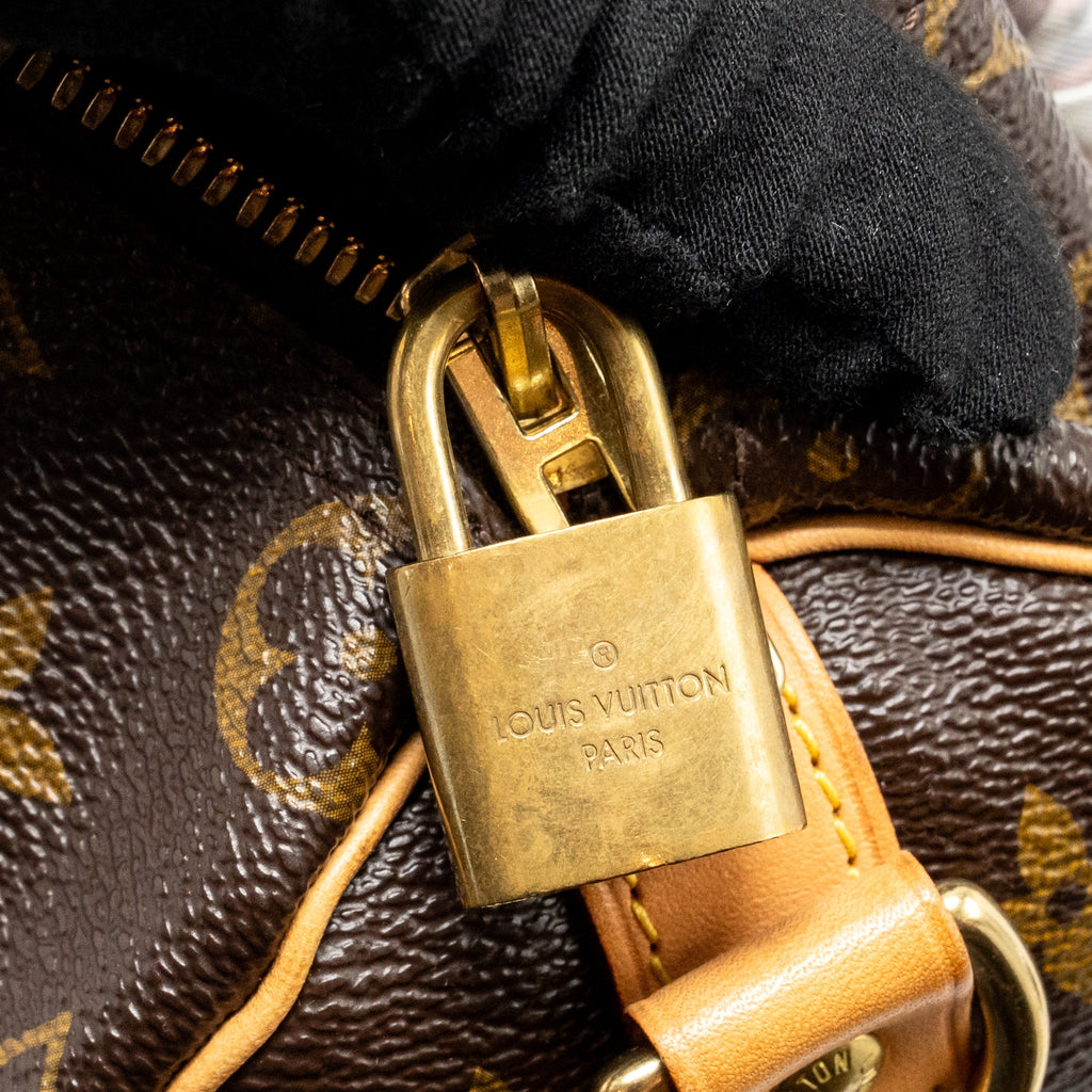 LOUIS VUITTON SPEEDY 25 BANDOULIERE MONOGRAM CANVAS GHW