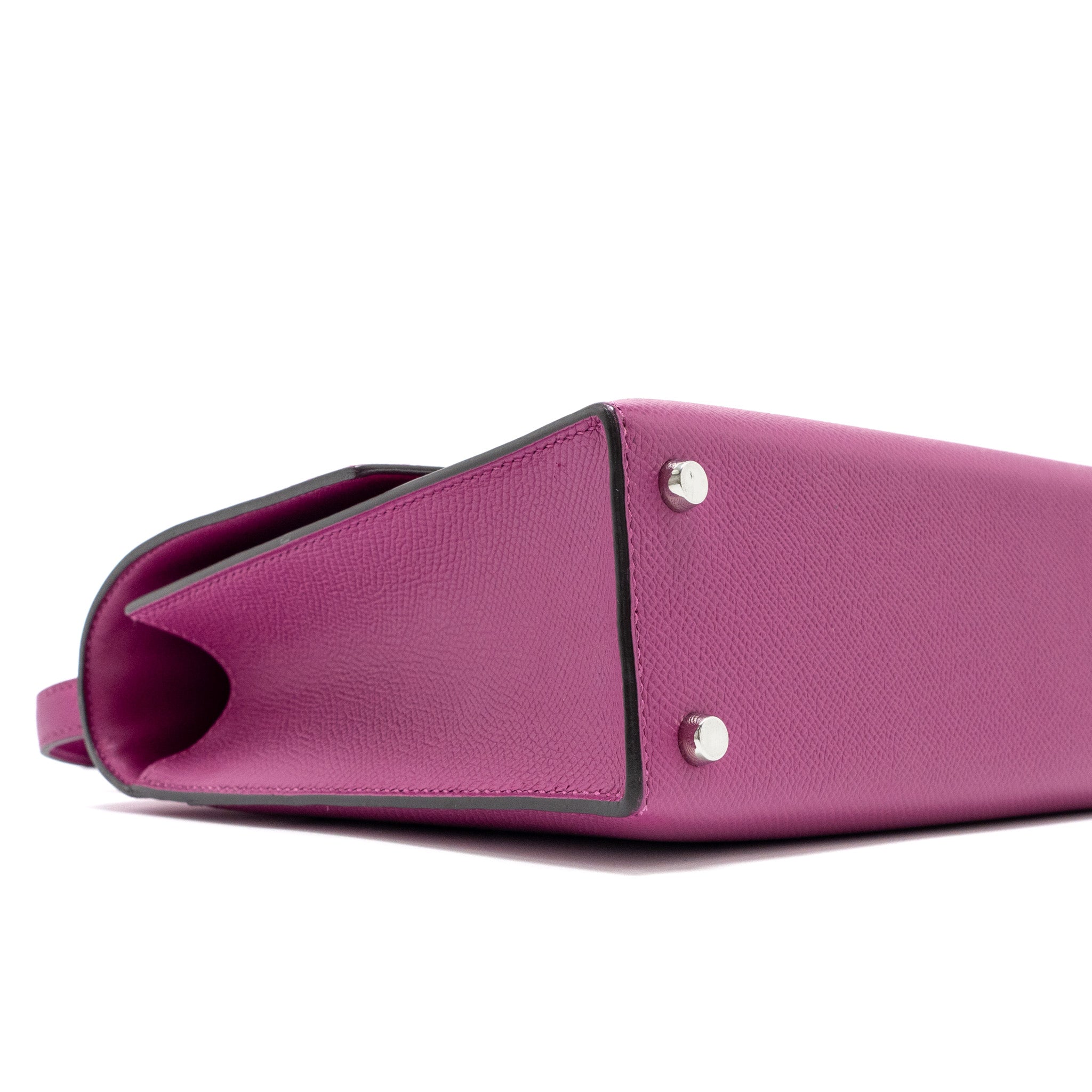 HERMES VERROU 21 EPSOM L3 ROSE PURPLE SHW