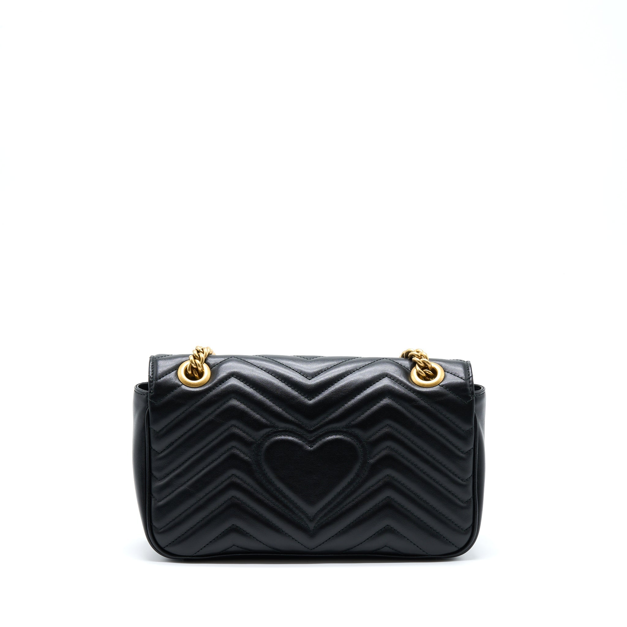GUCCI SMALL MARMONT BLACK GHW