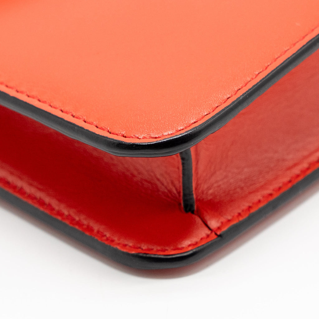 BVLGARI SERPENTI SHOULDER BAG GALUCHAT/CALFSKIN RED SHW