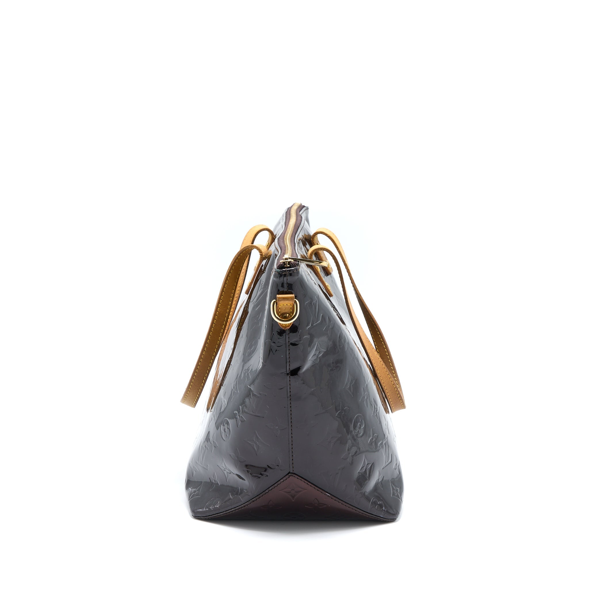 LOUIS VUITTON VERNIS BELLEVUE GM BAG PATENT AMARANTE GHW