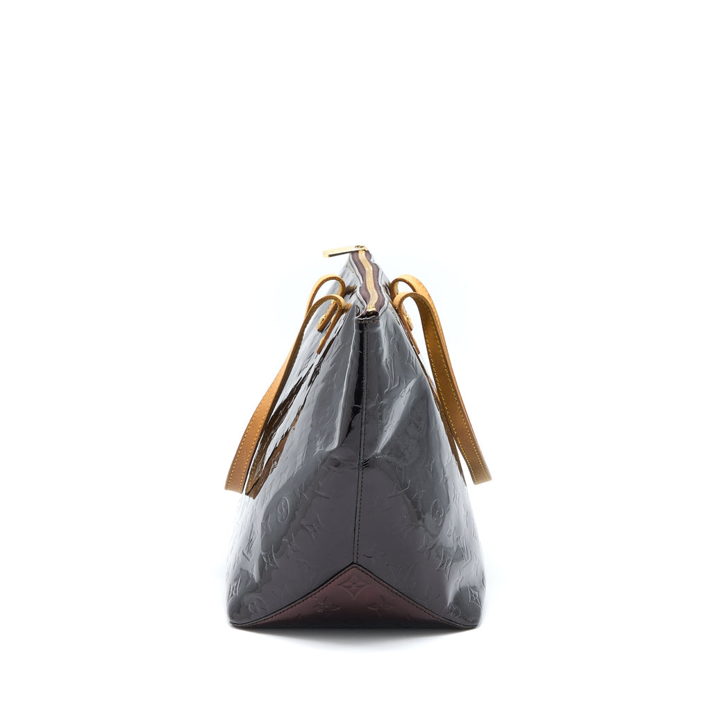 LOUIS VUITTON VERNIS BELLEVUE GM BAG PATENT AMARANTE GHW