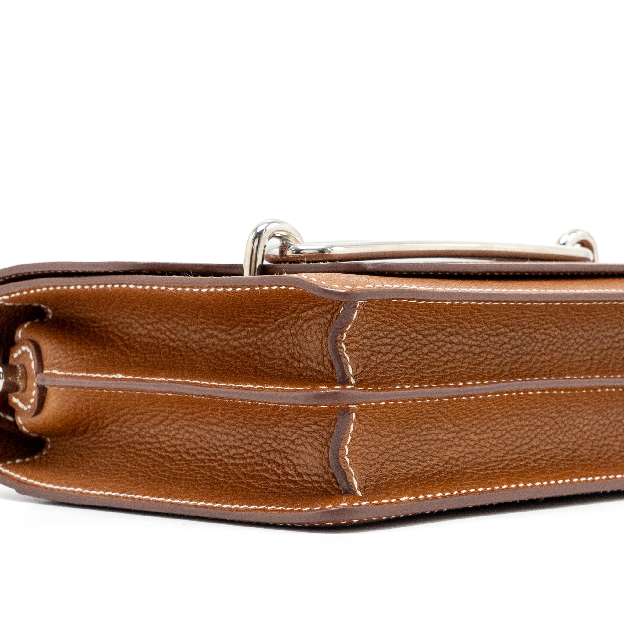 HERMES MINI ROULIS BARENIA FAUBOURG 34 FAUVE SHW