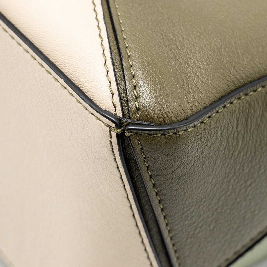 LOEWE SMALL PUZZLE BAG CALFSKIN MULTICOLOUR GHW
