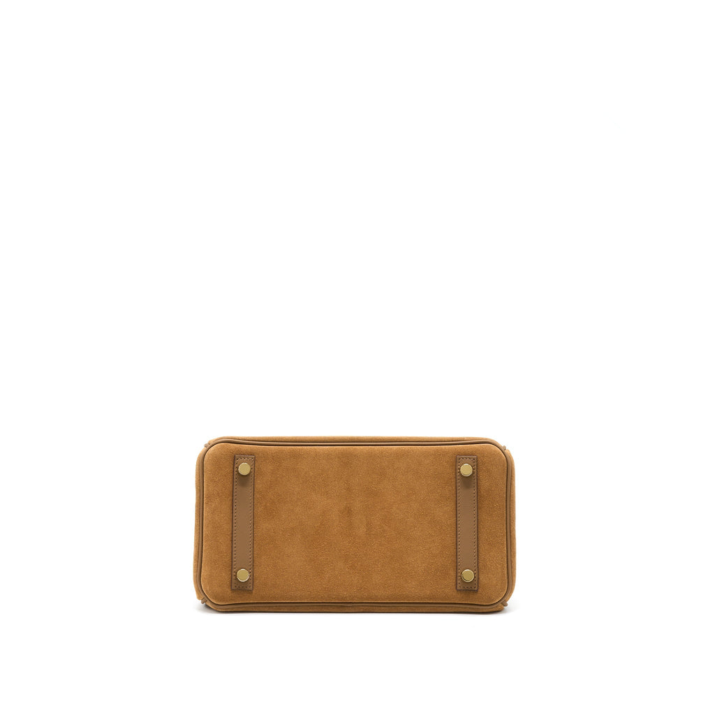 HERMES BIRKIN 25 GRIZZLY/SWIFT 3G ALEZAN GHW