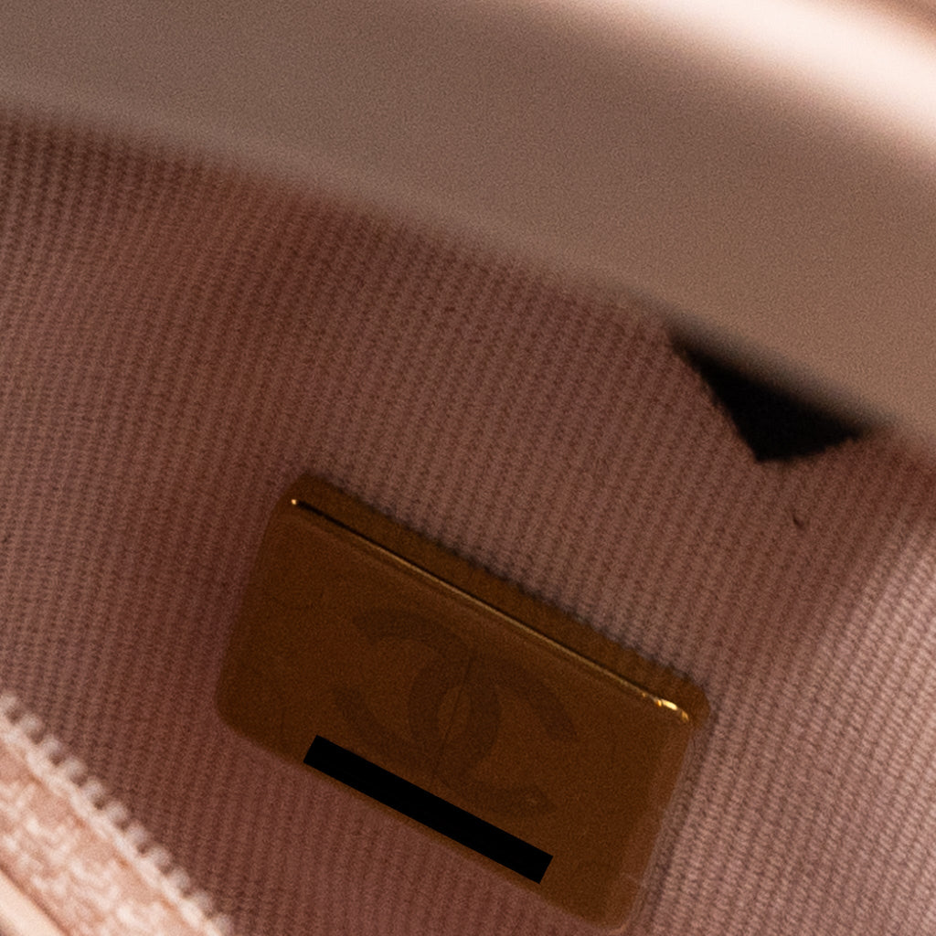 CHANEL 23K MINI SHOPPING BAG CALFSKIN LIGHT PINK GHW(MICROCHIP)