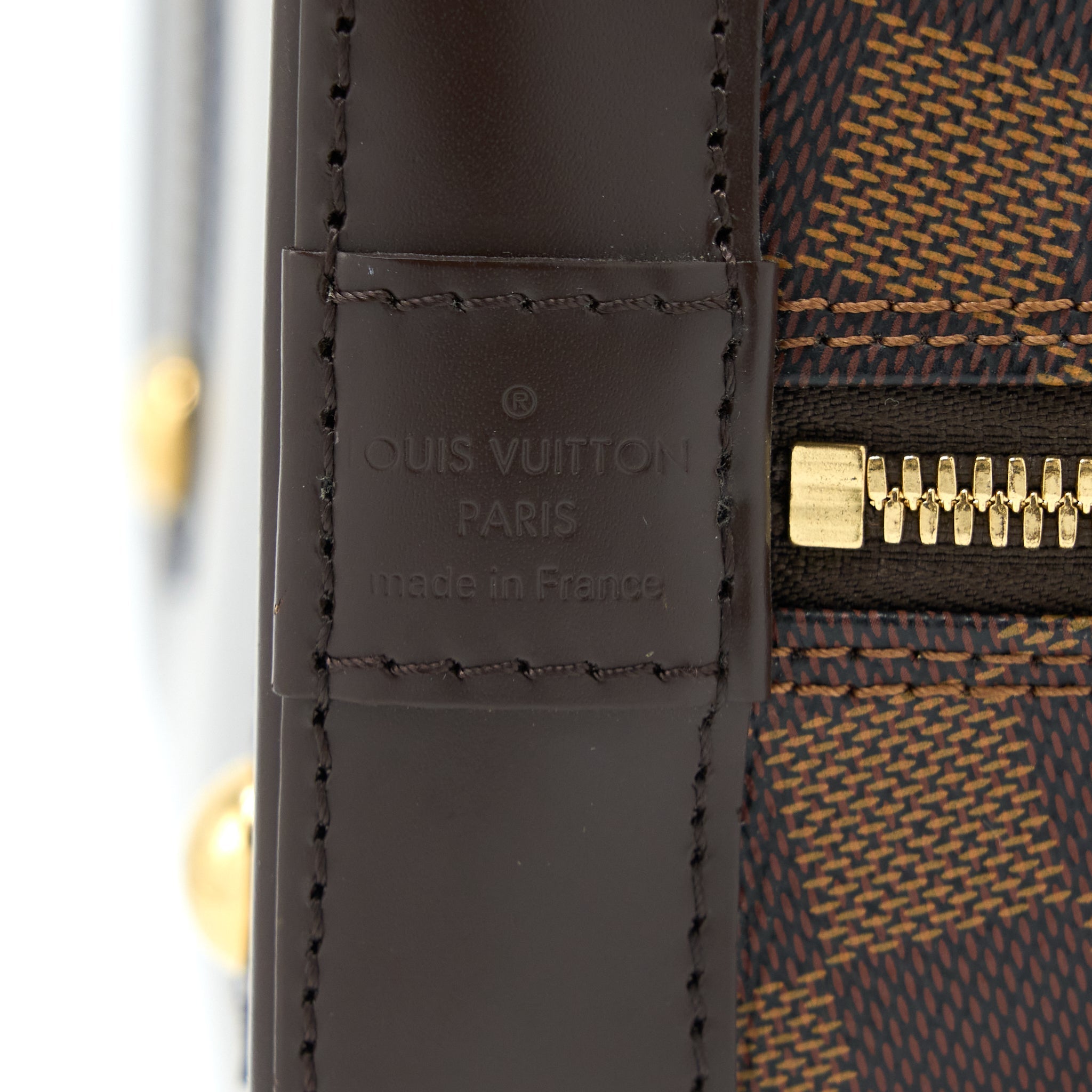 LOUIS VUITTON ALMA PM DAMIER EBENE GHW