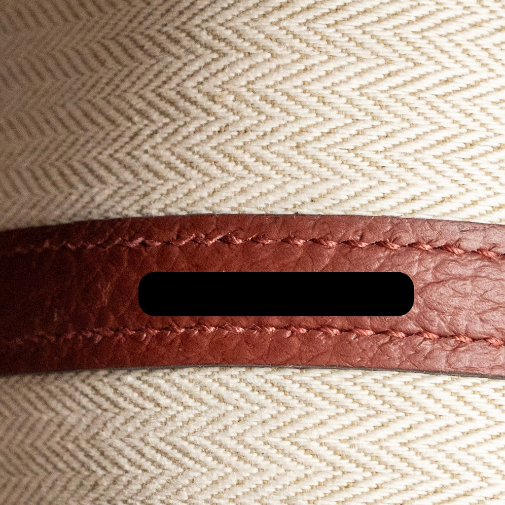 HERMES GARDEN PARTY 30 COUNTRY LEATHER ROUGE H SHW