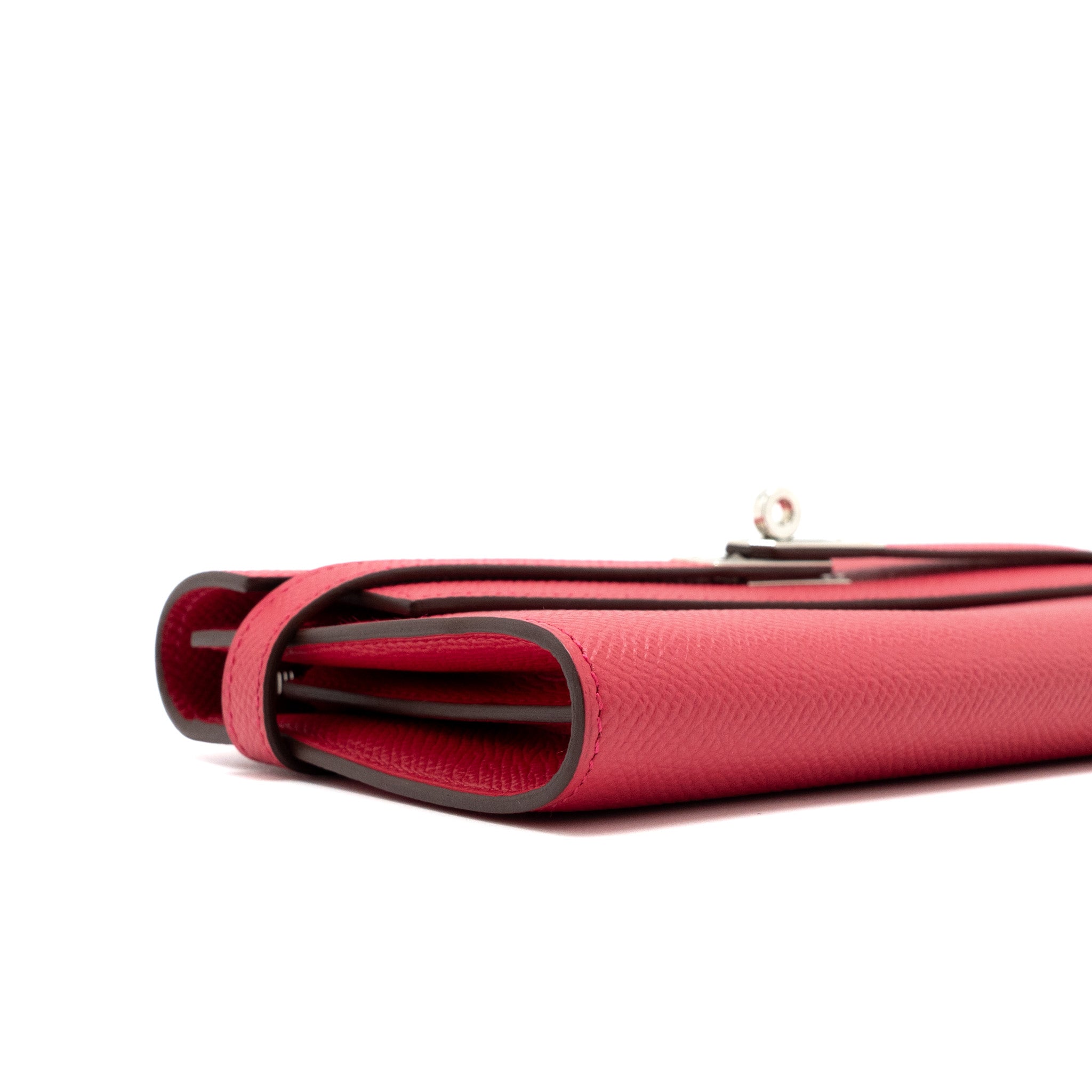 HERMES KELLY LONG WALLET EPSOM ROSE EXTREME SHW