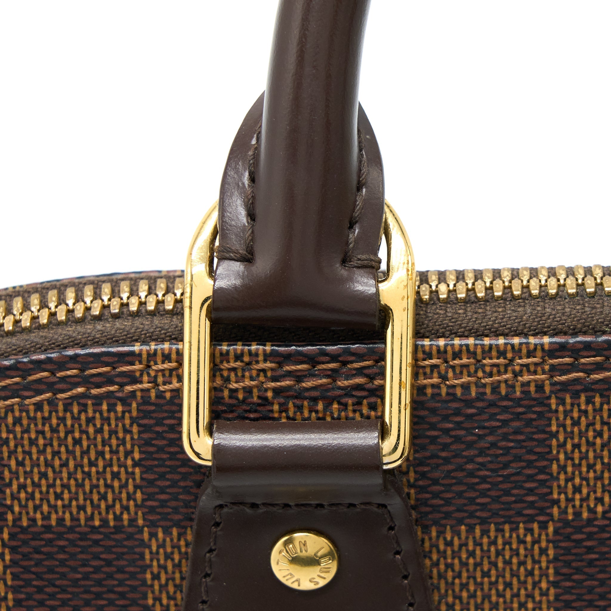 LOUIS VUITTON ALMA PM DAMIER EBENE GHW