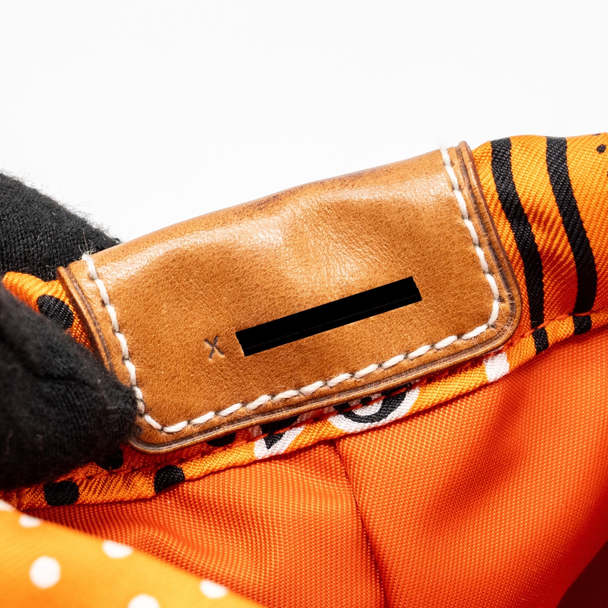 HERMES FOURBI 20 POUCH SILK / NYLON ORANGE SHW