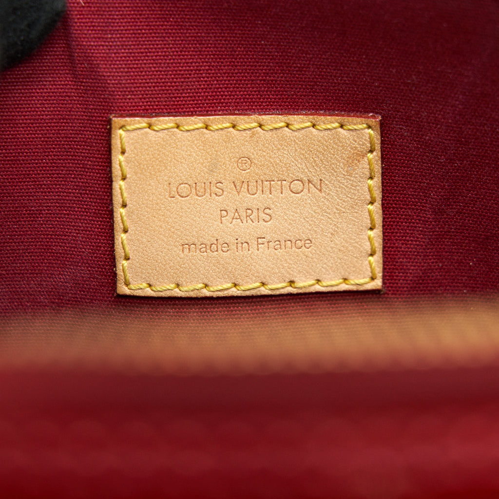 LOUIS VUITTON ALMA GM PATENT LEATHER RED