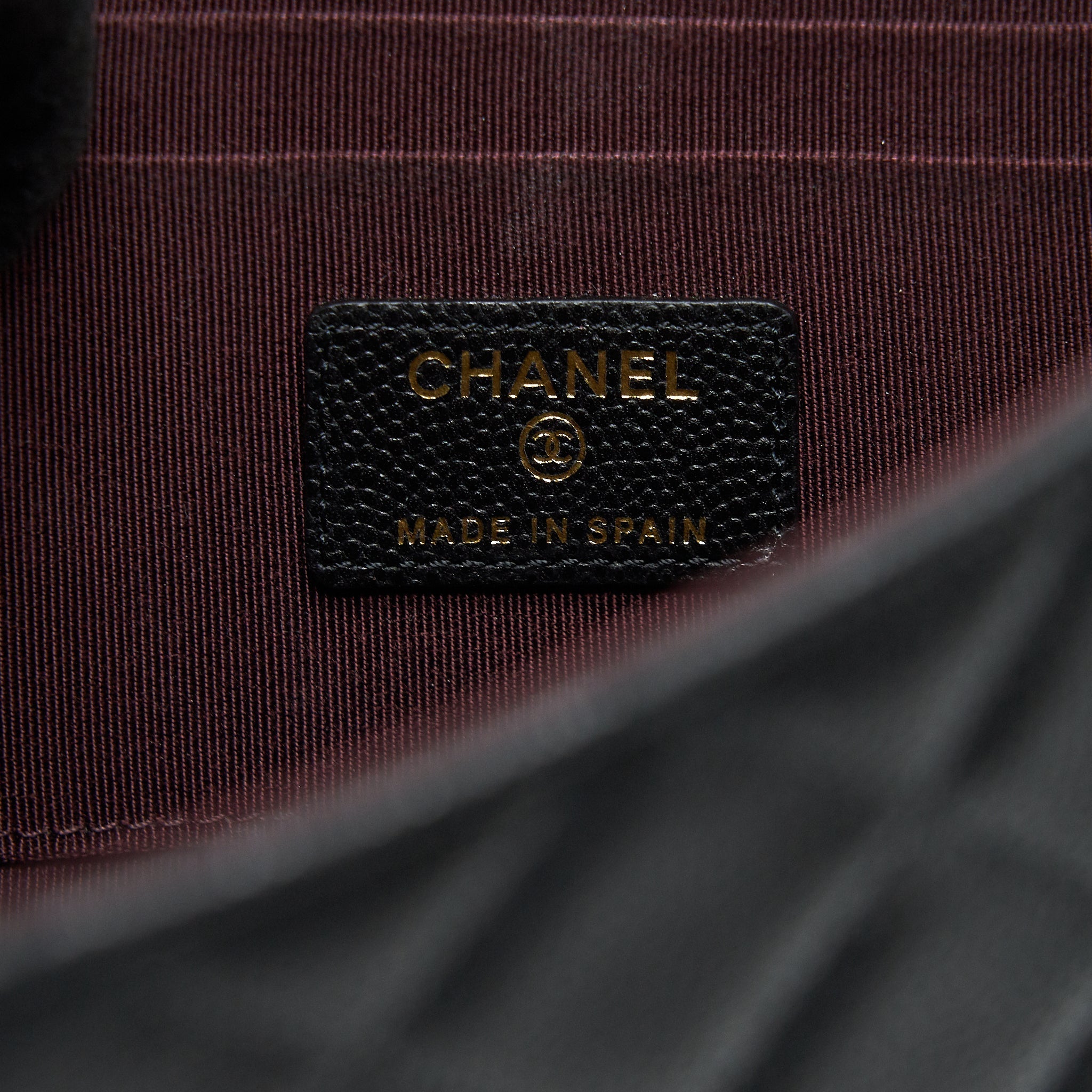 CHANEL FLAP CASE BLACK CAVIAR LGHW