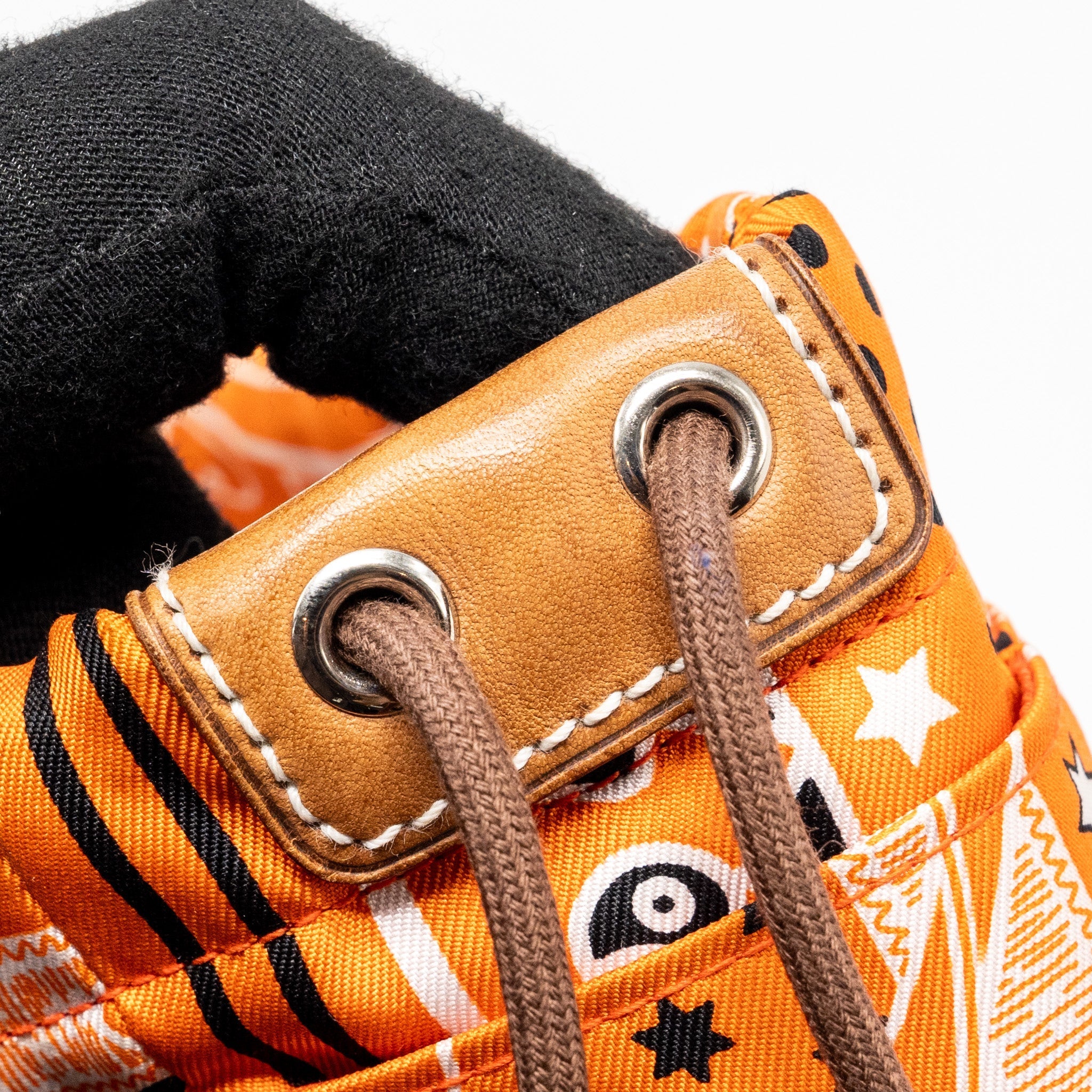 HERMES FOURBI 20 POUCH SILK / NYLON ORANGE SHW